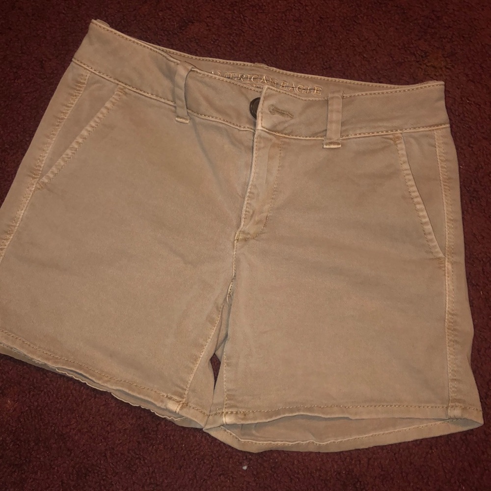 American eagle midi super stretch shorts size 2
